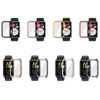 TPU Мягкий стеклянный защитный чехол для экрана, чехол для Huawei Watch FitHonor ES, ремешок, защитный бампер, чехол, аксессуар