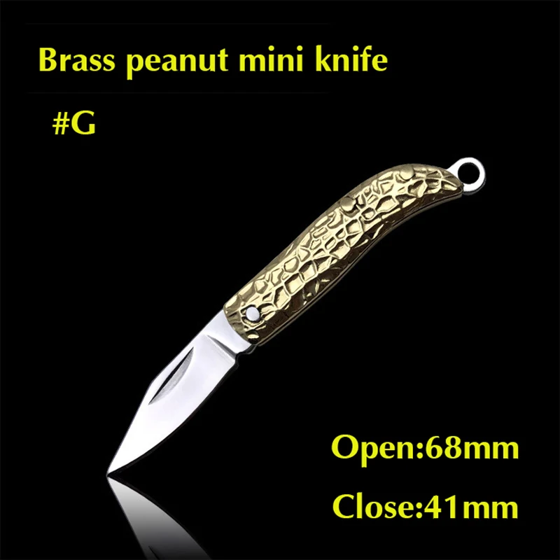 Новое поступление латунный Мини карманный складной нож CS GO портативный походный