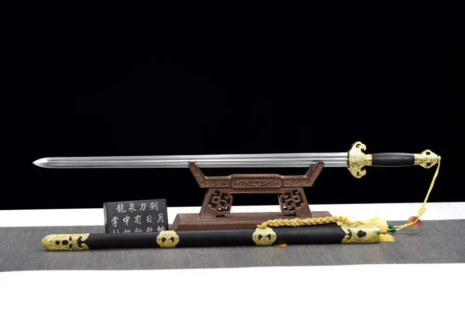 

Handmade High Quality Sturdy Chinese Martial Art Wushu Sword Sharp Damascus Steel Blade Kung Fu Tai Chi Jian Full Tang