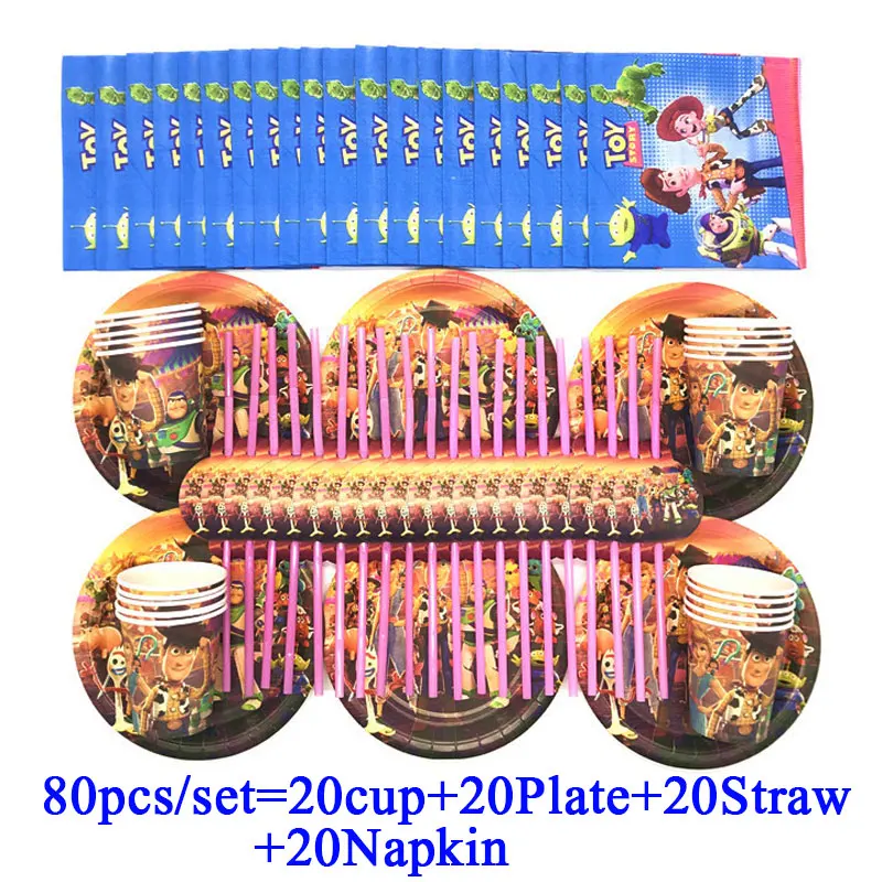 Набор для вечеринки История Игрушек 4 Disney мальчиков подарочные пакеты на день