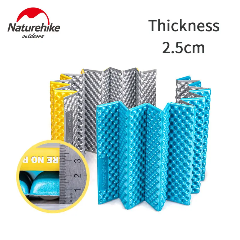 

Naturehike 2.5cm Thicken Aluminum Membrane Foldable Camping Moisture-Proof Pad Egg Created IXPE Foam Mattress