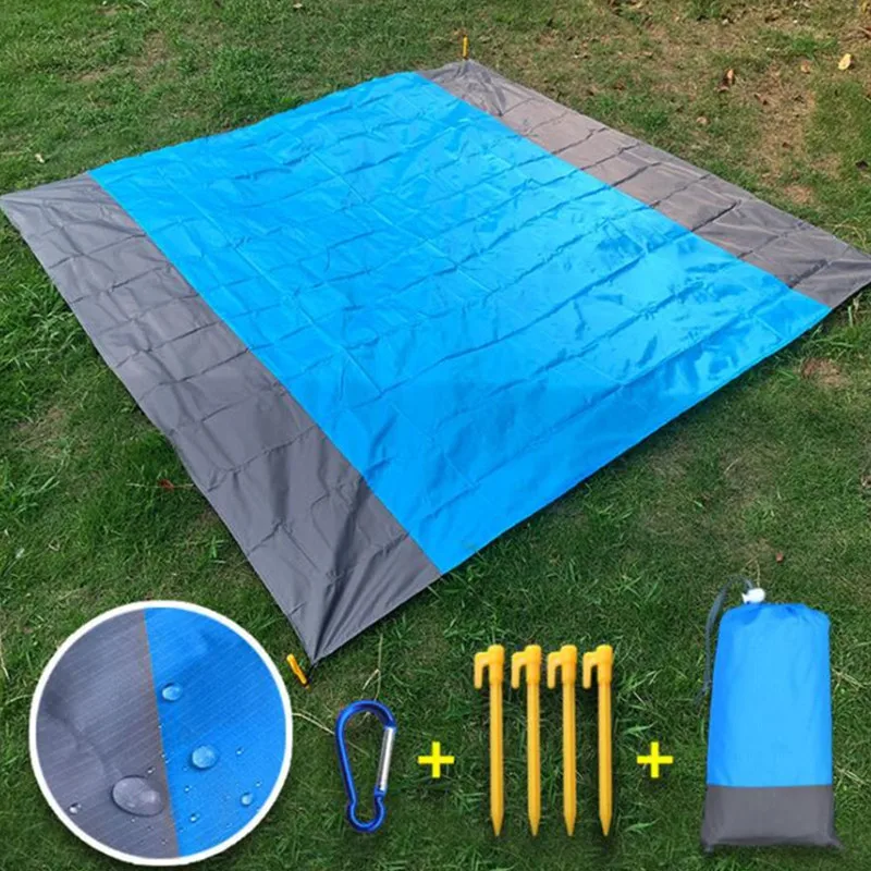 Складной тканевый коврик для кемпинга влагостойкий водный пикника на пляже и