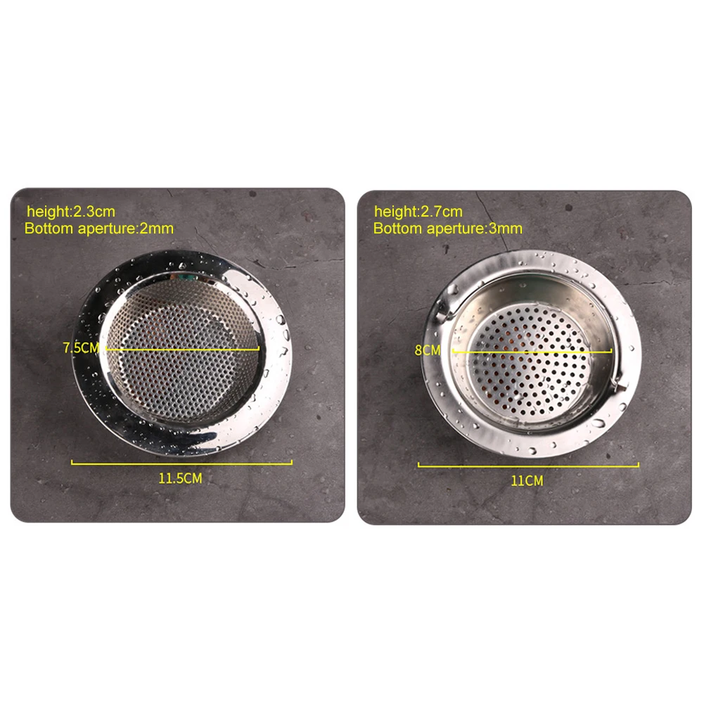 Ситечко для слива канализационной раковины из нержавеющей стали|Дуршлаги и сита|
