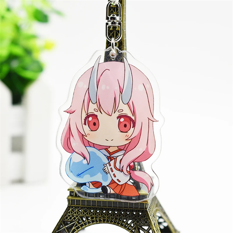 1pcs That Time I Got Reincarnated as a Slime Acrylic Pendant Keyring Cos Prop Anime Cartoon Keychain New Year Gifts for Boy Girl | Украшения