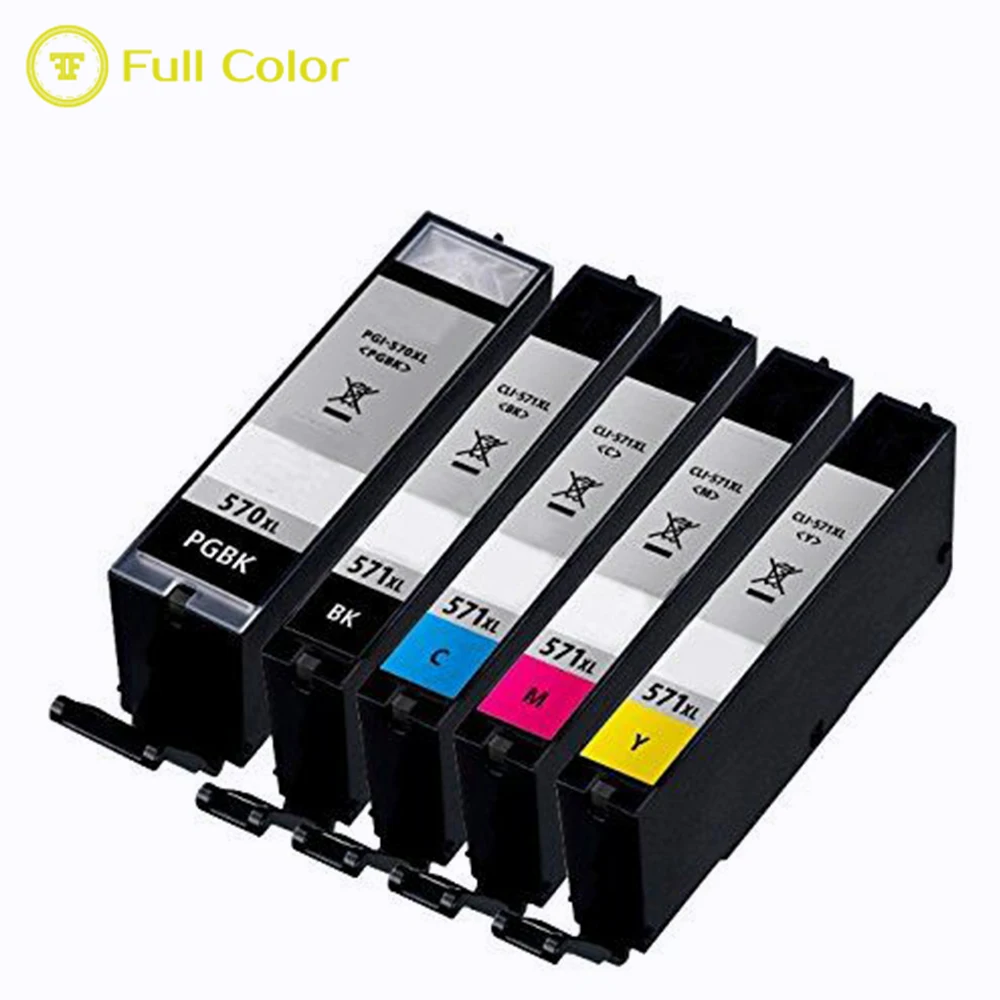 Полноцветный чернильный картридж PGI 570 CLI 571 совместимый для canon TS5050 TS5051 TS5053 TS5055 TS6000