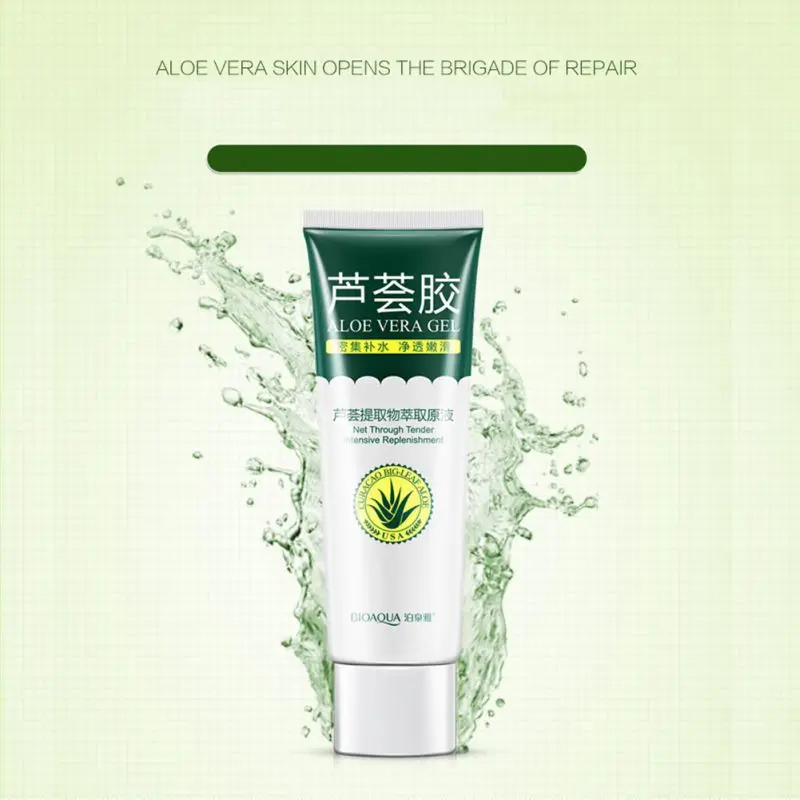 Гель для Кожи с алоэ вера уход после солнца за кожей лица крем гиалуроновой