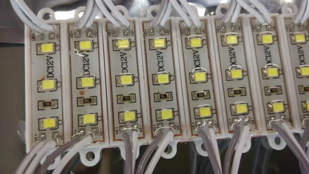 1000 шт./лот SMD 2835 DC 12V водонепроницаемый белый/холодный белый Светодиодный