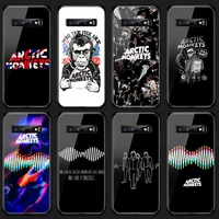 fashion art rock music arctic monkey phone case tempered glass for samsung s20 plus s7 s8 s9 s10e plus note 8 9 10 plus a7 2018