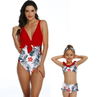 new toddler girls swimwear one piece mom and daughter bikini mommy and me swimsuit matching outfits black white 2t to 6xl