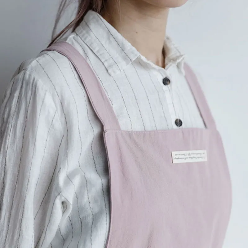 Фартук из хлопка и холста в скандинавском стиле для дома кухни литературные