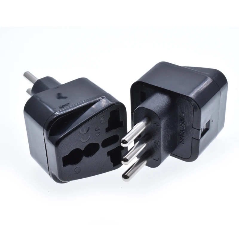 Swiss Standard Power Convert Plug Converter 10A250V three pins Italian Uruguayan Embedded WD-12A | Электроника