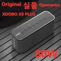 xdobo x8 plus wireless bluetooth speaker big speakers for the computer high power 80w sound bar bass subwoofer music column box