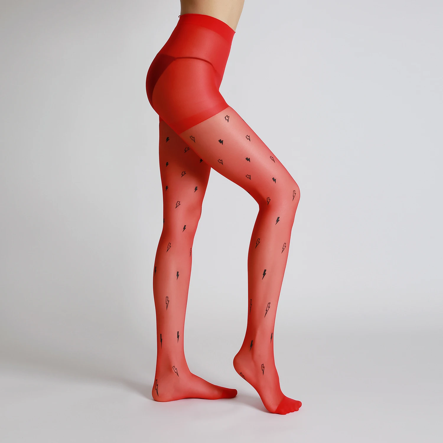 Новый дизайн высококачественные пикантные колготки с принтом вспышки