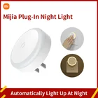 Умный светодиодный ночник Xiaomi Mi Mijia, сенсорный Ночной светильник для дома, коридора, спальни, коридора, коридора, 220 В переменного тока, версия с разъемом