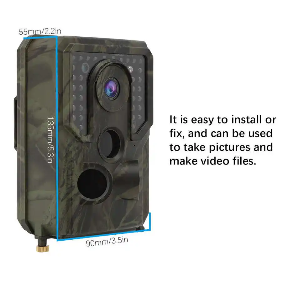 

PR400C 12MP 1080P HD Infrared Trail Hunting Camera Wild Surveillance Night Version Wildlife Scouting Cameras Photo Traps Track