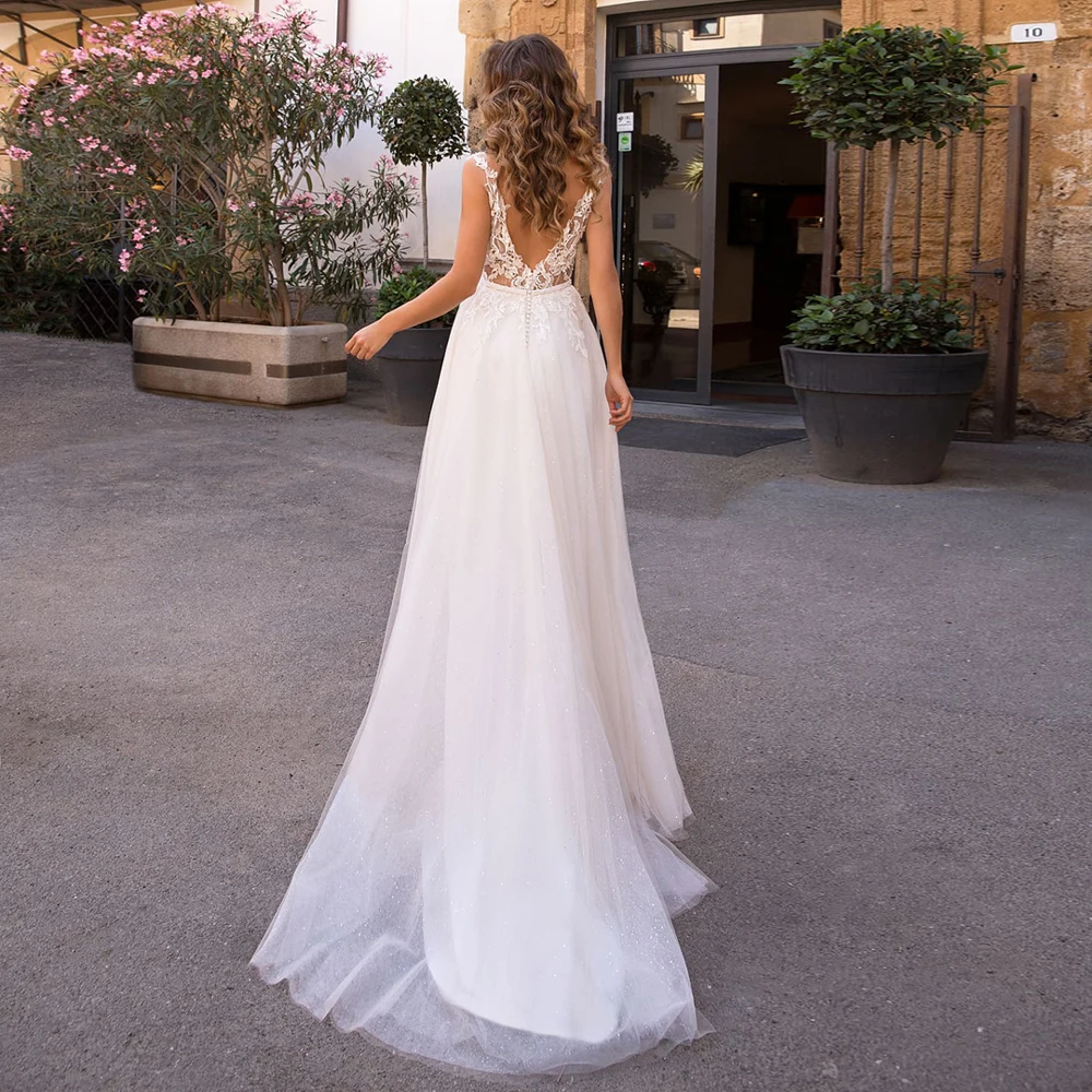 ADLN великолепные свадебные платья в стиле бохо новые кружевные под заказ с