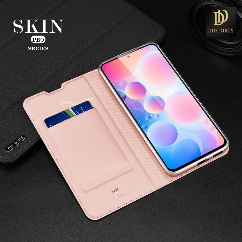 

For Xiaomi POCO F3 Case Magnetic Leather Flip Wallet Stand Cover With Card Slot For Redmi K40 K40 Pro Mi 11i F3 чехол DUX DUCIS