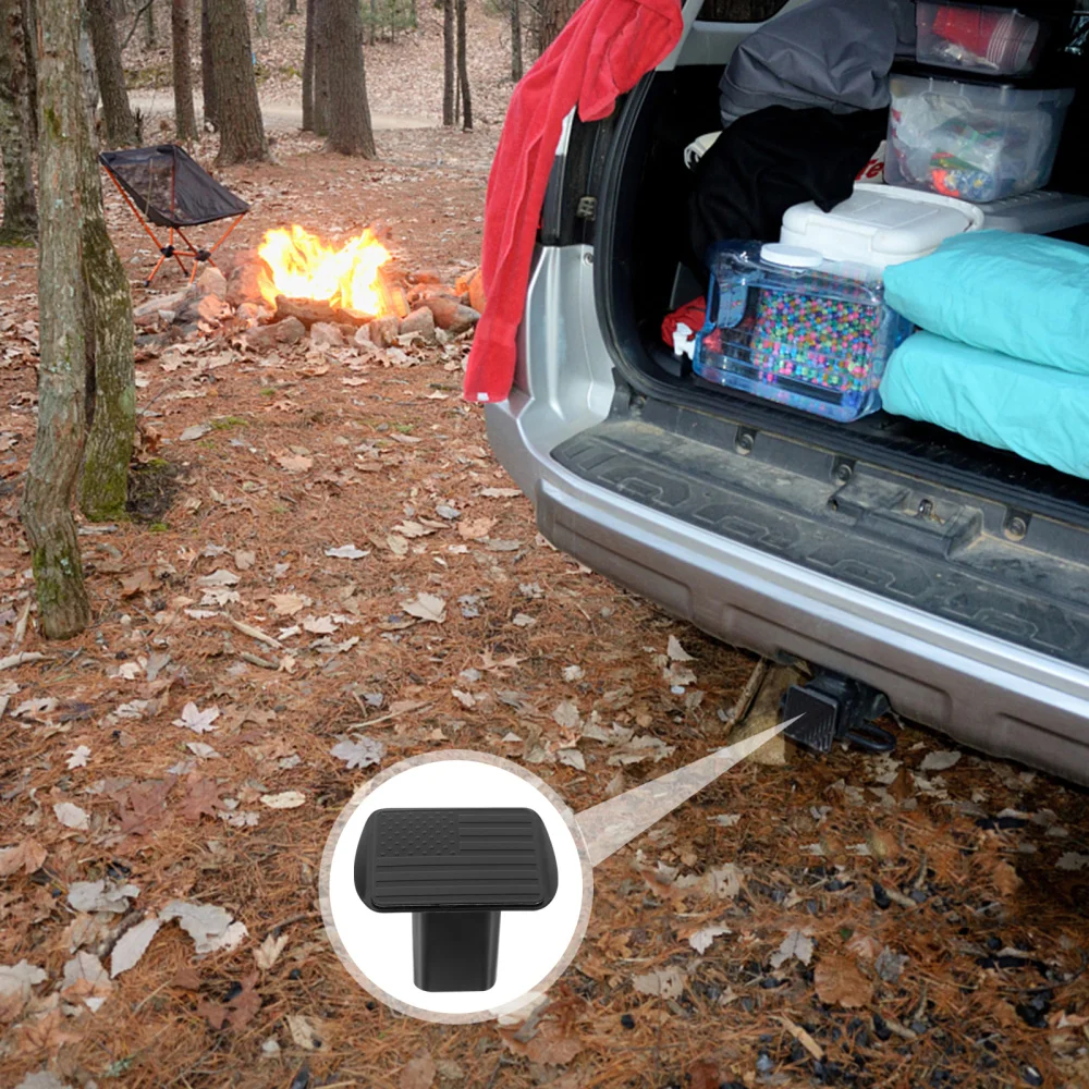 

1pc Durable Car Hitch Protective Cover Practical Trailer Hitch Cap Plug