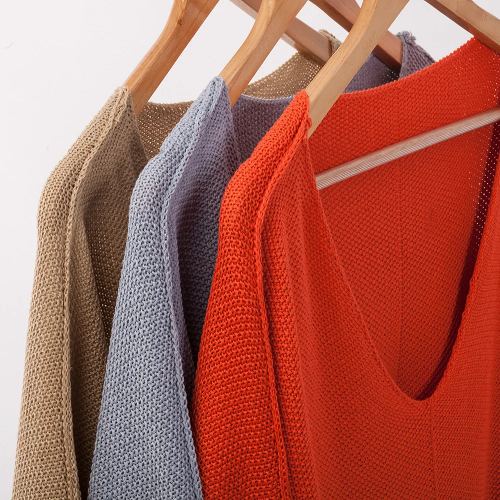 Свободный Свитер оверсайз с v-образным вырезом повседневные женские пуловеры