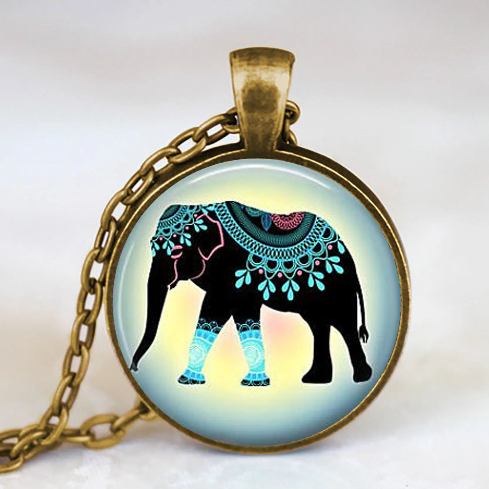 Очаровательные серьги подвеска ожерелье цветок лотоса индийский головной убор