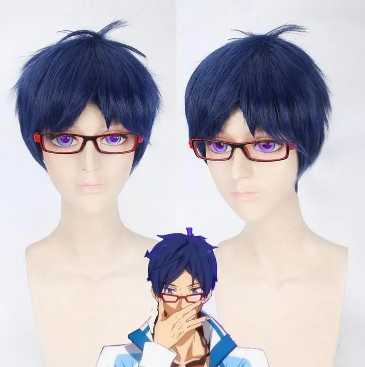 Парик для косплея из аниме плавающий клуб Харука наназе хазуки Нагиса Рин