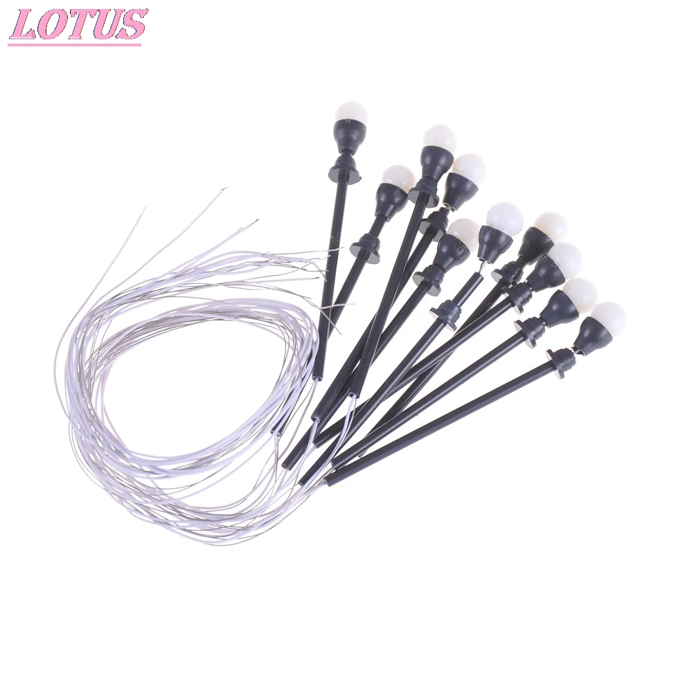 Миниатюрная уличная лампа для сказочного украшения сада миниатюрный стеклянный