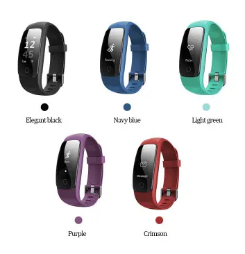 ID107 HR Plus Smart Bracelet Heart Rate Monitors Sports Cardio Fitness Tracker Guide Breathing Bluetooth Band mi band 4 watch |
