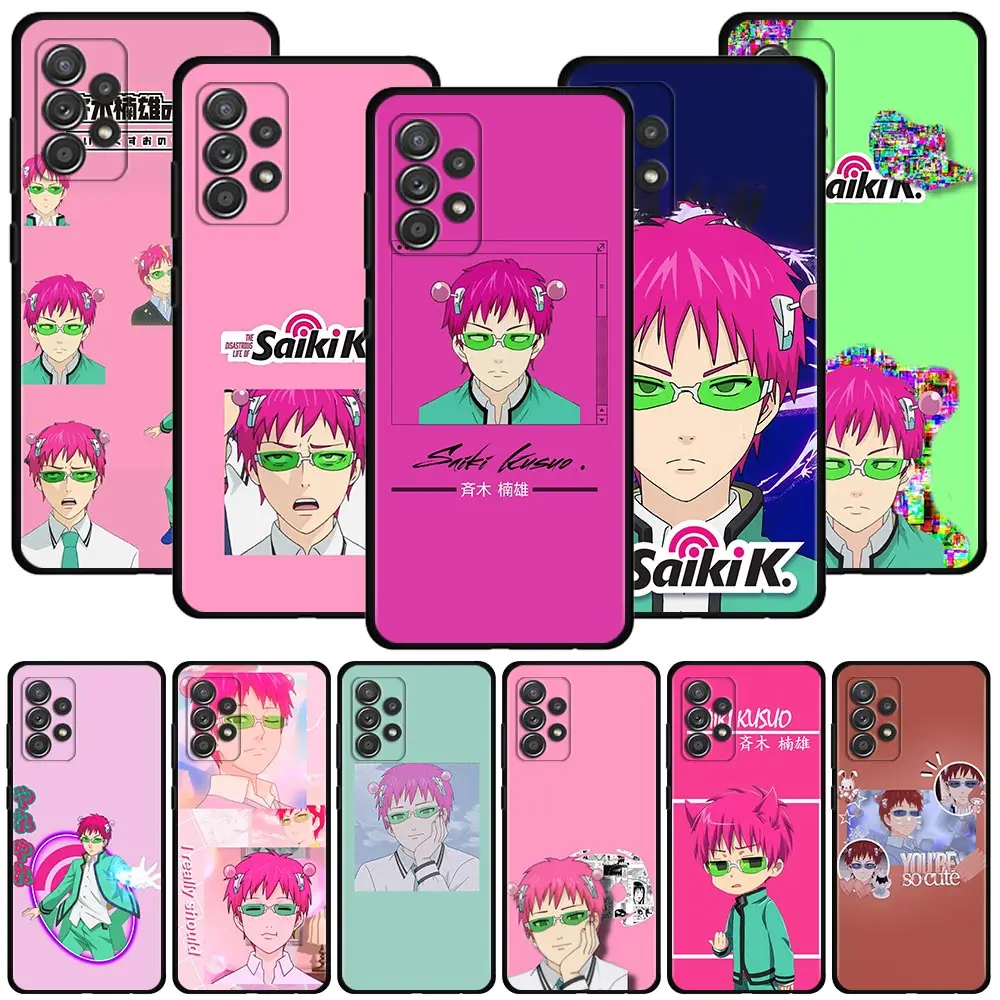 The Disastrous Life Of Saiki K Anime For Samsung Galaxy A51 A71 A41 A31 A11 A01 A72 A52 A42 A32 A22 A21s A02s A12 A02 Case Shell