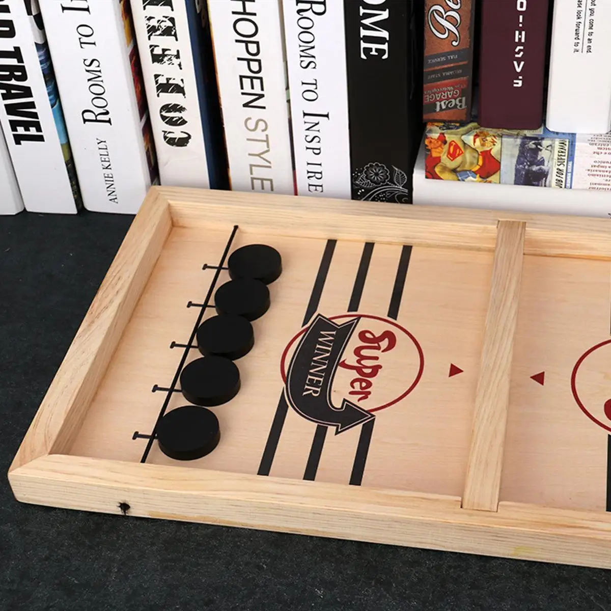 

Fast Hockey Sling Puck Game Paced Sling Puck Winner Fun Toys Board-Game Party Game Toys For Adult Child Family Hot In Sale