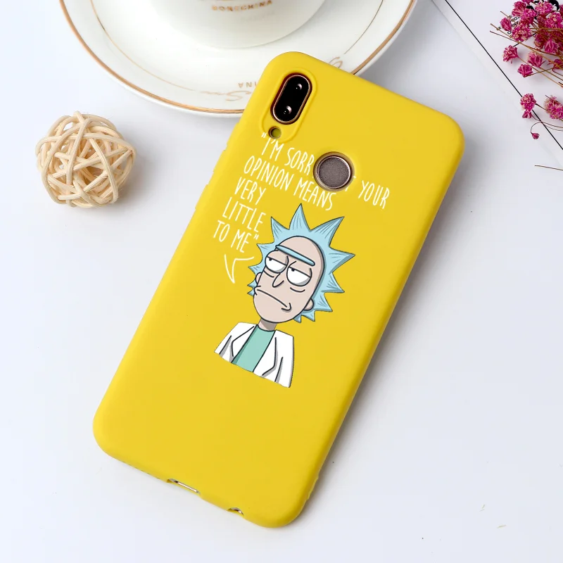 Khu-0rlanfa Матовый чехол из ТПУ с забавным рисунком Рика и Морти для Xiaomi mi 9T Pro A1 A2 6X5X8 Lite 9 SE Red mi K20 7A S2 Note 7 Pro Fundas - Цвет: Khu-0rlanfa