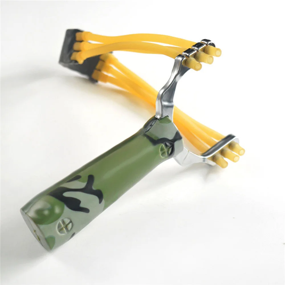 Профессиональная Рогатка Sling shot из алюминиевого сплава Рогатка катапульта Камуфляжный бант несурные игровые инструменты