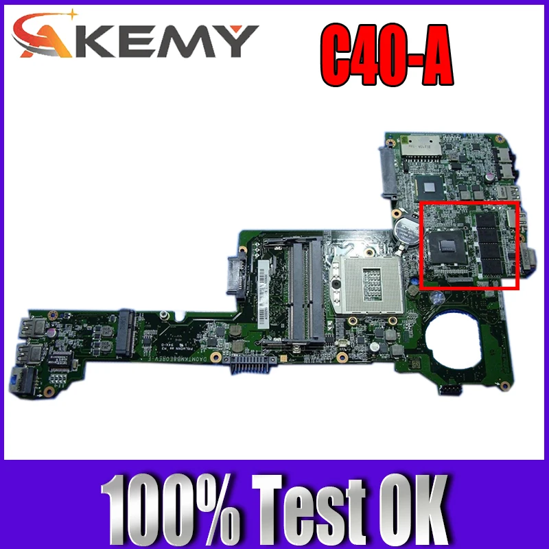 

AKEMY For TOSHIBA Satellite C40-A DA0MTKMB8E0 A000239920 SR17E PGA 947 N14M-GL-S-AS notebook motherboard Mainboard