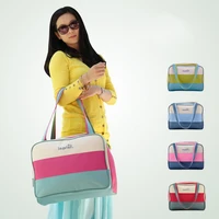 shoulder large capacity multifunctional mommy bag canvas wear resistant waterproof fashion mother and baby portable diaper bag