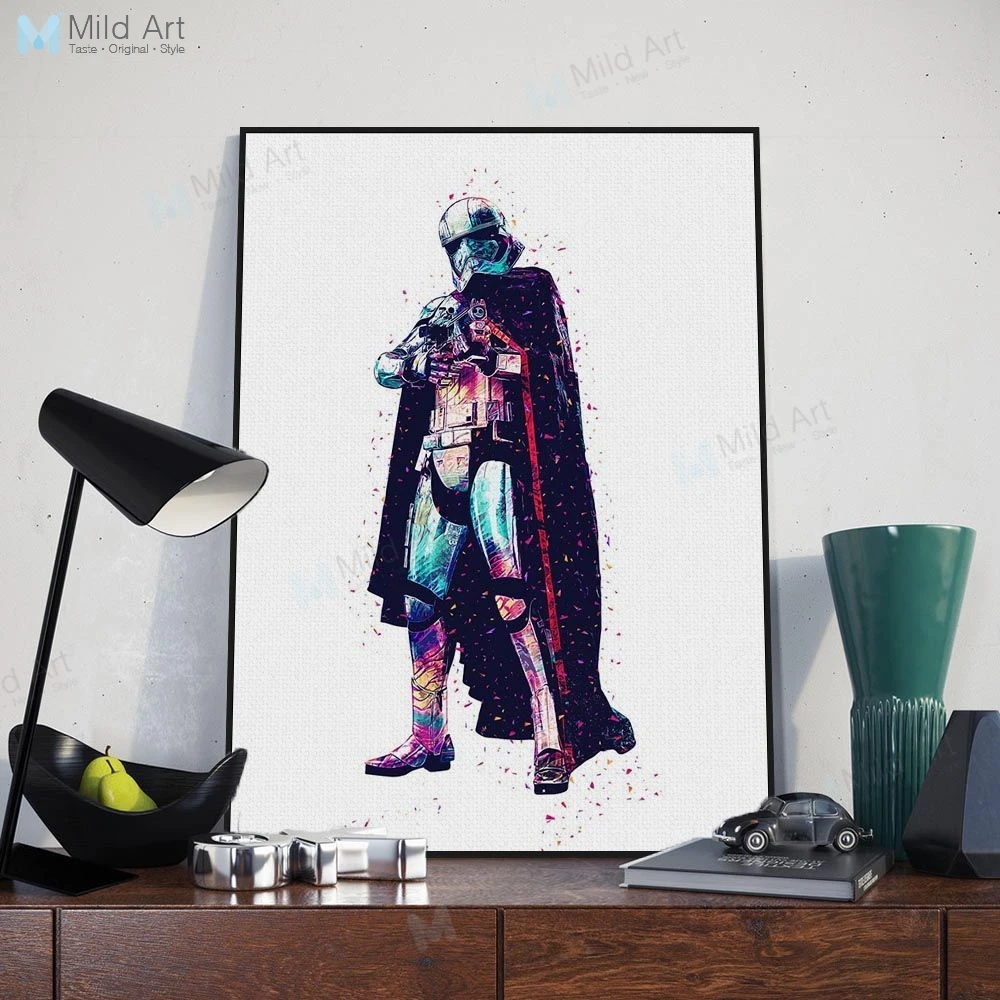 Современная поп-пленка звезда акварельные плакаты и принты скандинавский