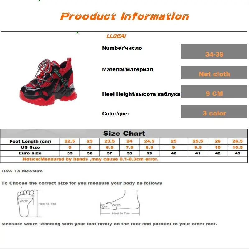 

Lace-up Rubber Casual Sports Shoes Round Toe PU Wedges Running Shoes 2020 Platform Sneakers Women Vulcanized Shoes Woman Autumn