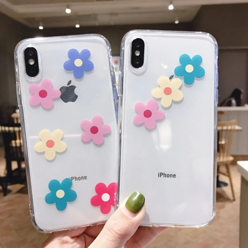 Противоударный цветочный чехол для телефона iPhone 11 Pro X XR XS MAX 6 6s 7 8 Plus чехлы