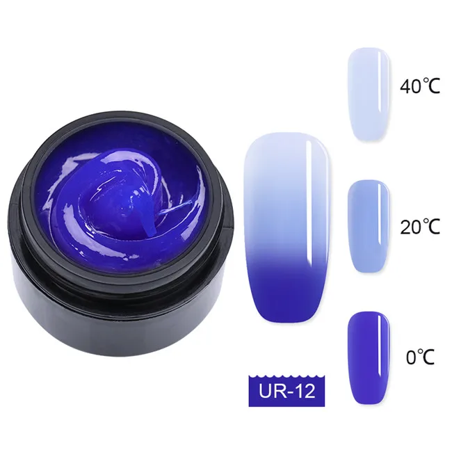 15ml Thermal 12 Ur Sugar Poly быстрое удлинение Гель-лак для ногтей розовый, белый, прозрачный впитывающийся УФ-гель для наращивания ногтей - Цвет: 15ml Thermal 12