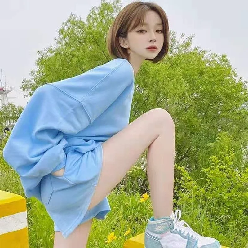 Кофты для женщин свободные мягкие повседневные 9 Цвета однотонная одежда детей с