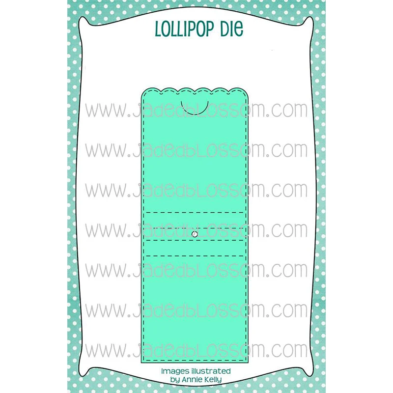 

2021 New Arrival Lollipop Metal Cutting Dies for Scrapbooking Stencil Knife Mould Blade Punch Model Craft Decoration Template