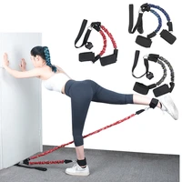 ankle kickback strap set with resistance bands leg hip power strengthen pull rope gym home workout fitness equipment