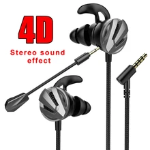 Gamer wired in-ear Earphone G100X portable sweatproof bass stereo Gaming headset with microphones for music PS4 PC