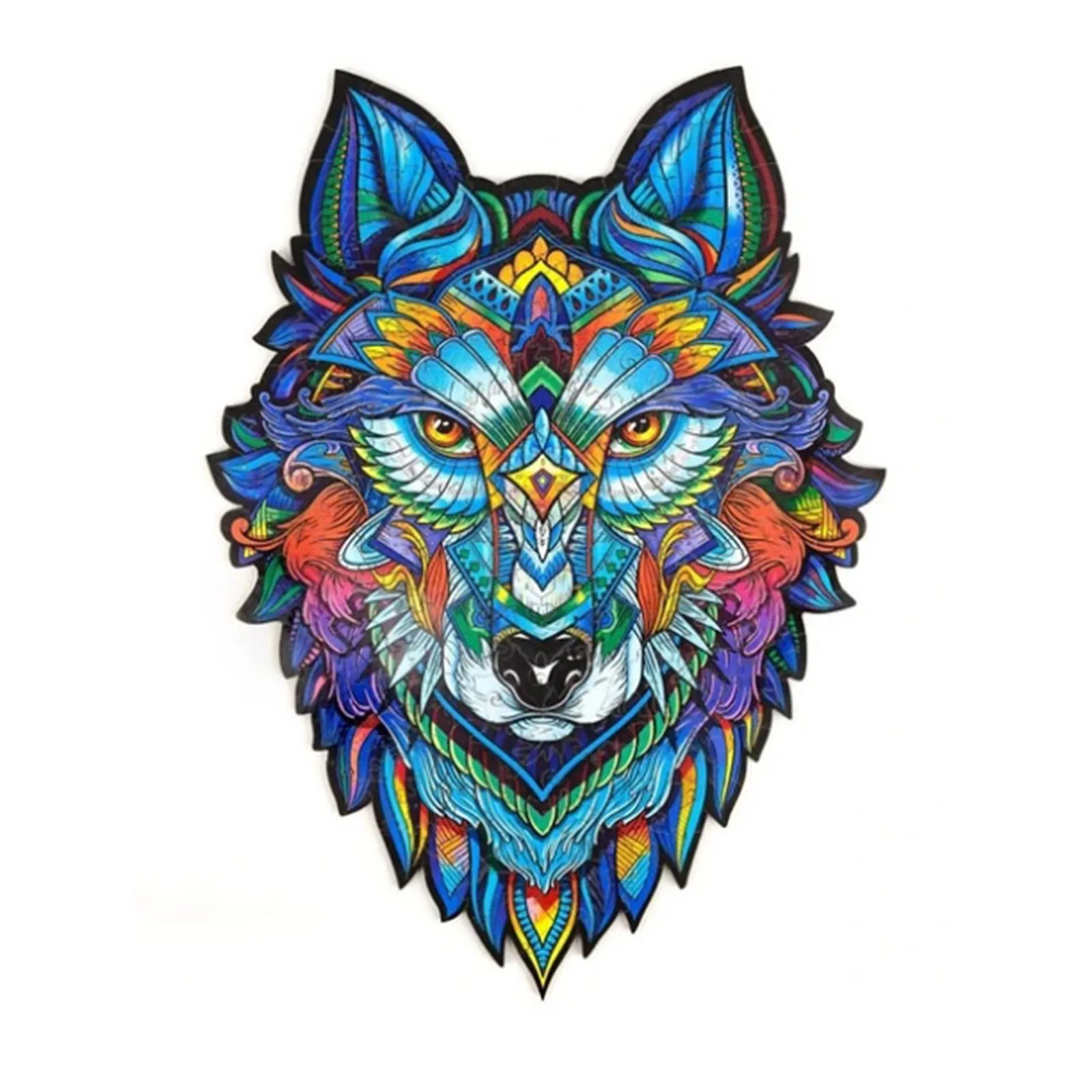 Деревянный пазл уникальная форма животные подарок для взрослых и детей 95 штук