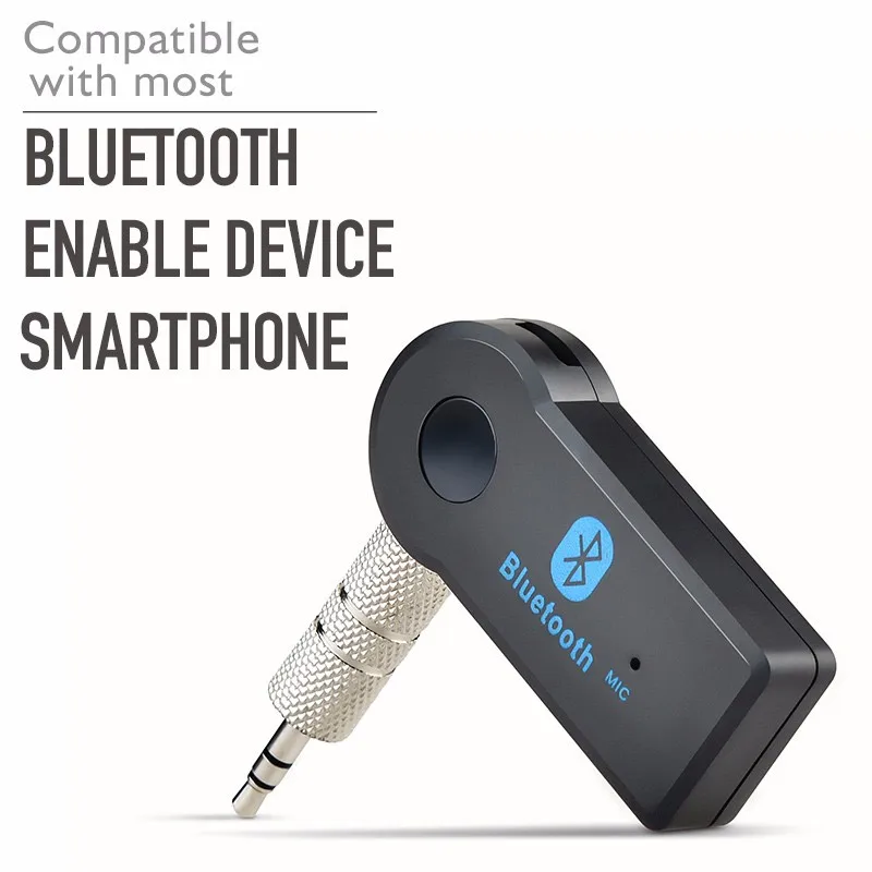 Портативный Aux Bluetooth адаптеры приемника Hansfree 3 5 мм Беспроводной автомобильный