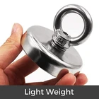 Неодимовый магнит диаметром 25-48 мм, мощные рыболовные магниты крепкий винт, окуляр для извлечения в реке, редкоземельные магниты NdFeB