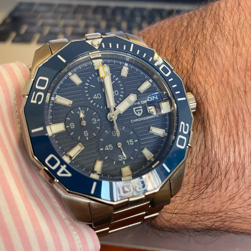 

PAGANI DESIGN PD-1617 2021 New Business Luxury Timing Watches Stainless Steel Waterproof Quartz Mens watches Relogio Masculino