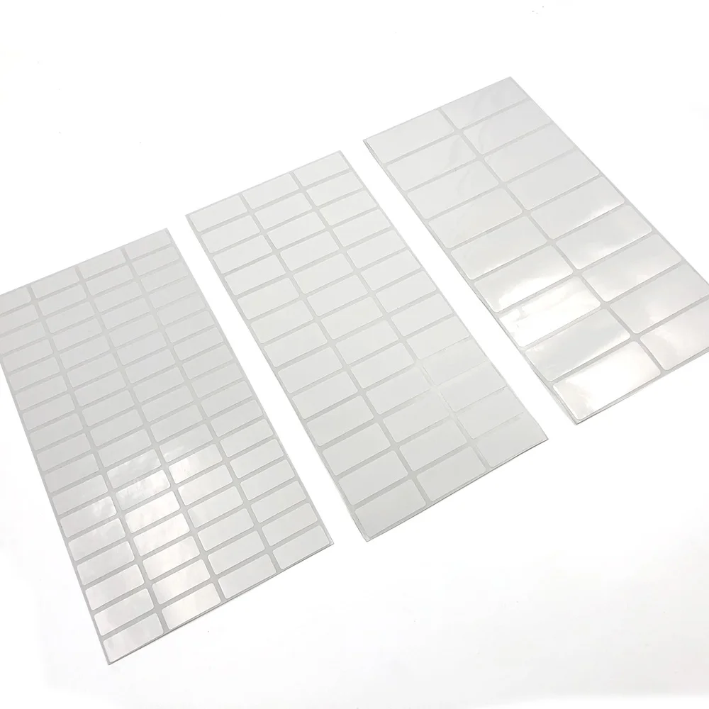 Водостойкая наклейка с чистым именем персонализированная белая этикетка сделай