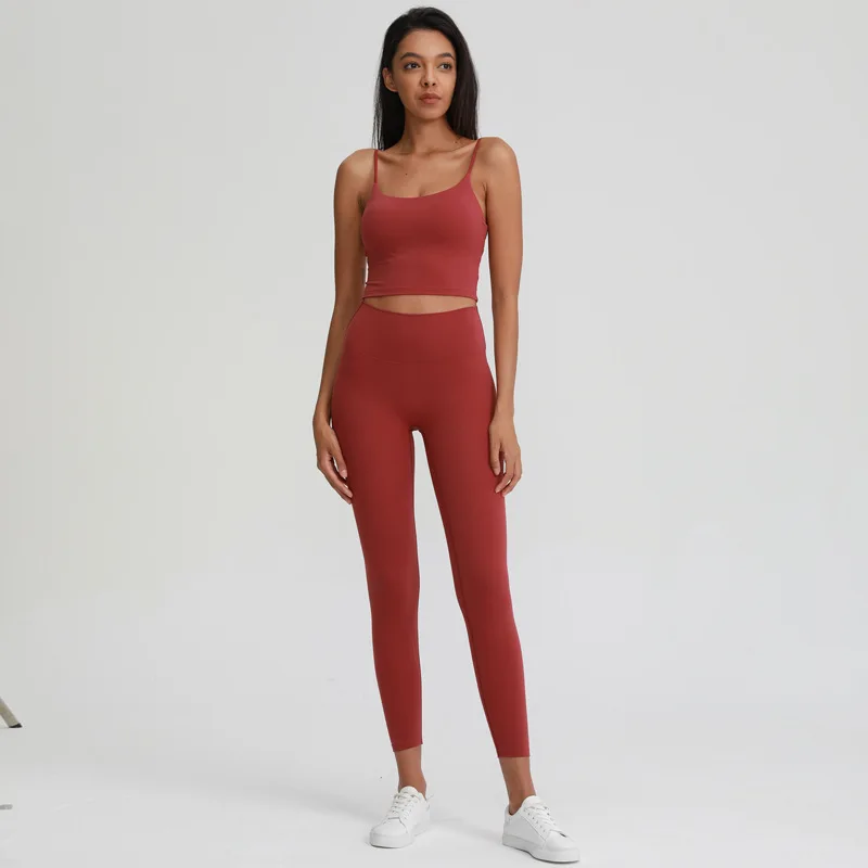 Комплект для йоги Naked Feel женский спортивный костюм одежда спортзала комплект