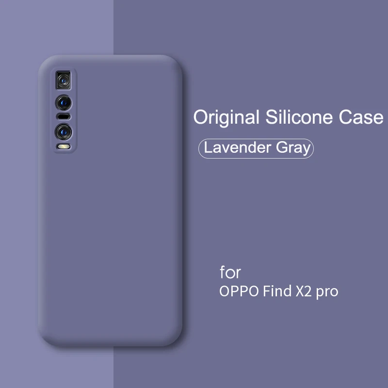 Жидкий силиконовый чехол для OPPO Find X2 Pro Lite Neo мягкий телефона s Realme X50 Reno 2 3