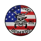 Мотоциклетная Байкерская вышитая нашивка без капли MC, термоклейкая нашивка сделай сам, куртки, жилеты, аксессуары для одежды, Аппликации, швейные значки