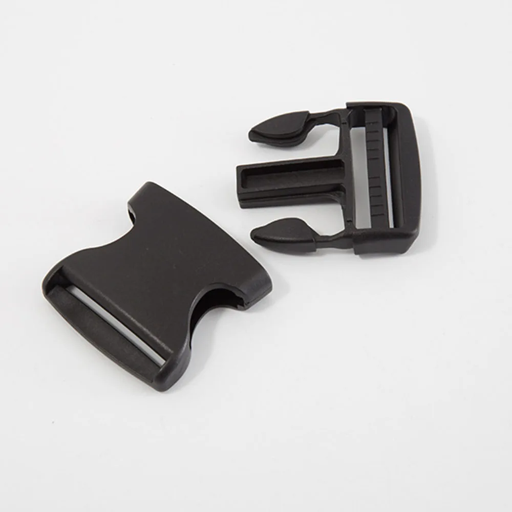 

2Pcs Quick Release Buckle 38mm Plastic Arched Side Webbing Travel Hiking